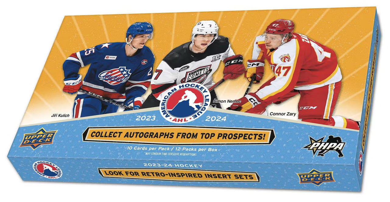 2023-24 Upper Deck AHL Hockey Trading Cards Hobby Box