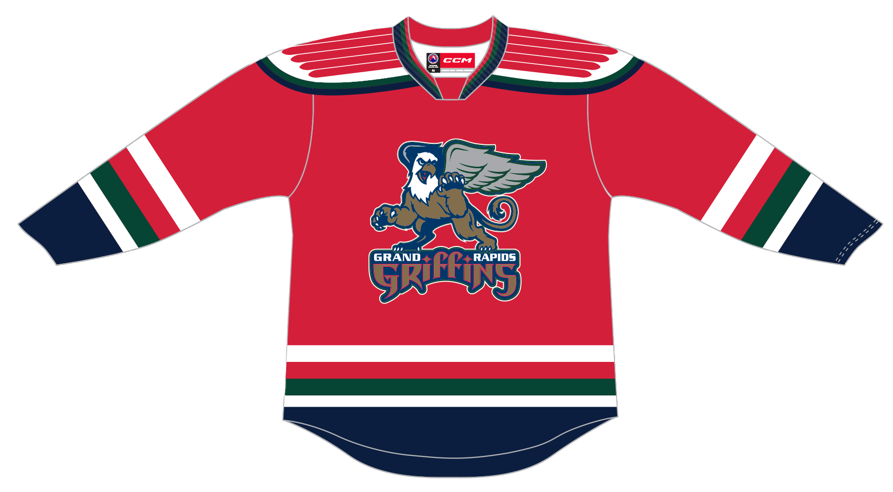 CCM Quicklite Grand Rapids Griffins Premier Alternate Jersey