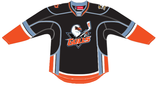 CCM Quicklite San Diego Gulls Premier Black Jersey (24-25 Season)