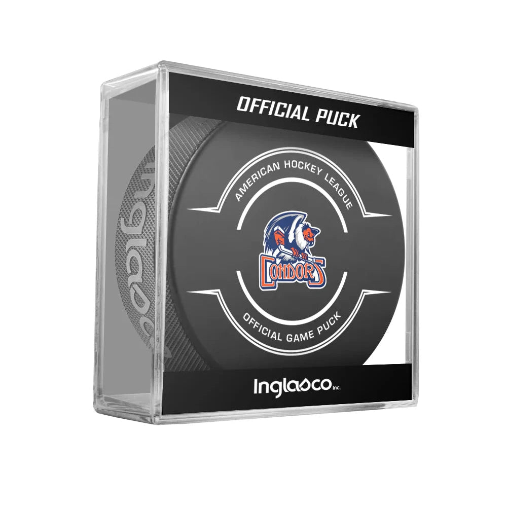 Bakersfield Condors Official 90th Anniversary Edition Game Puck Bakersfield Condors Official 90th Anniversary Edition Game Puck