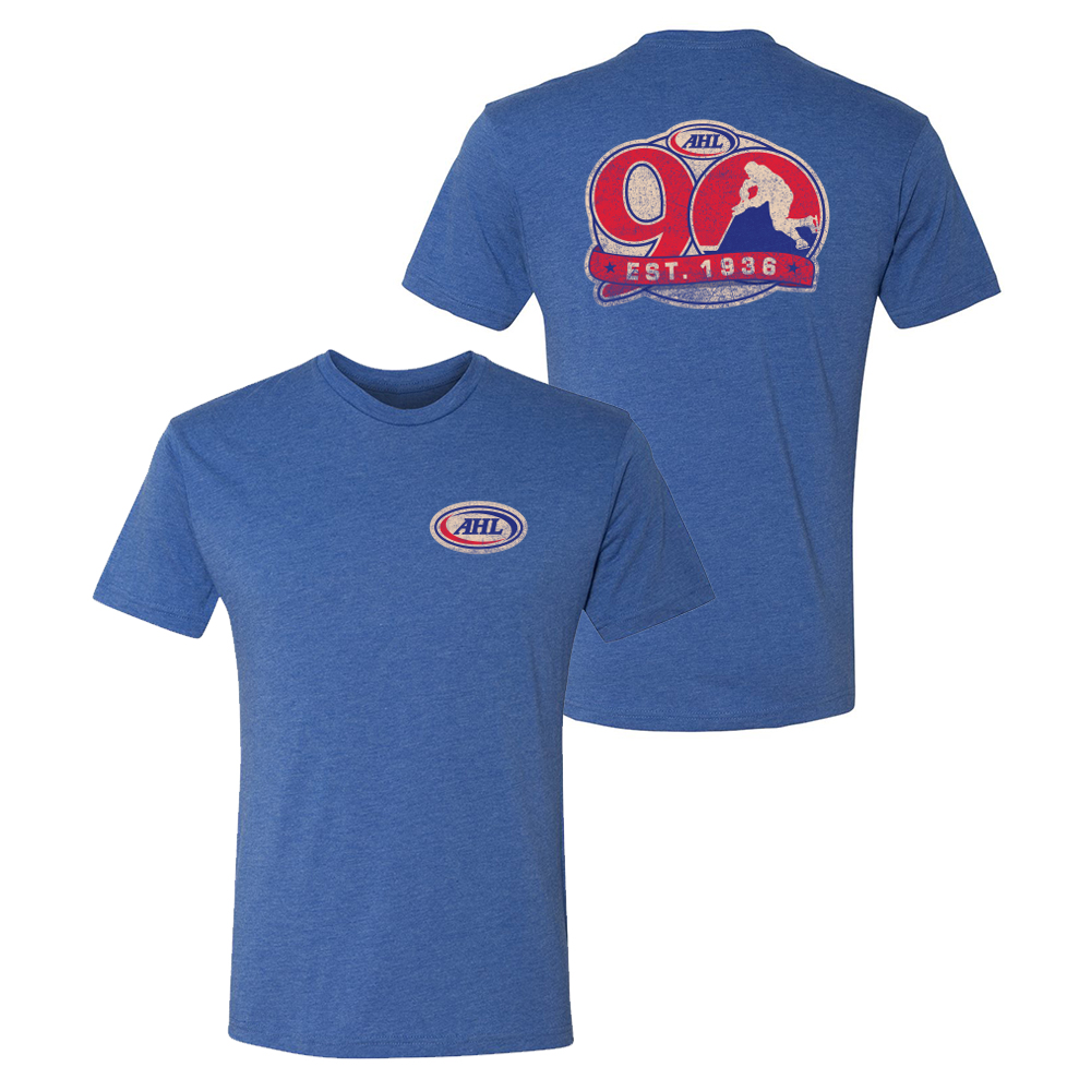108 Stitches AHL 90th Anniversary Adult Short Sleeve T-Shirt