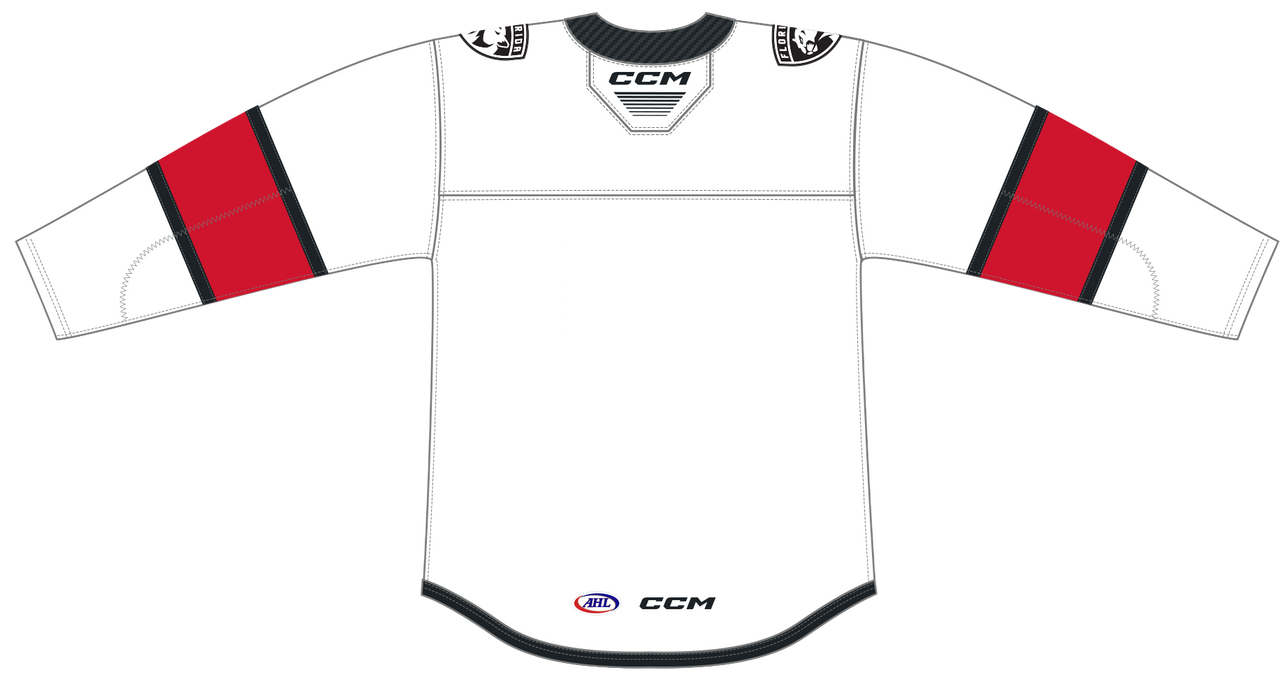CCM Quicklite Charlotte Checkers Premier White Jersey (25-26)