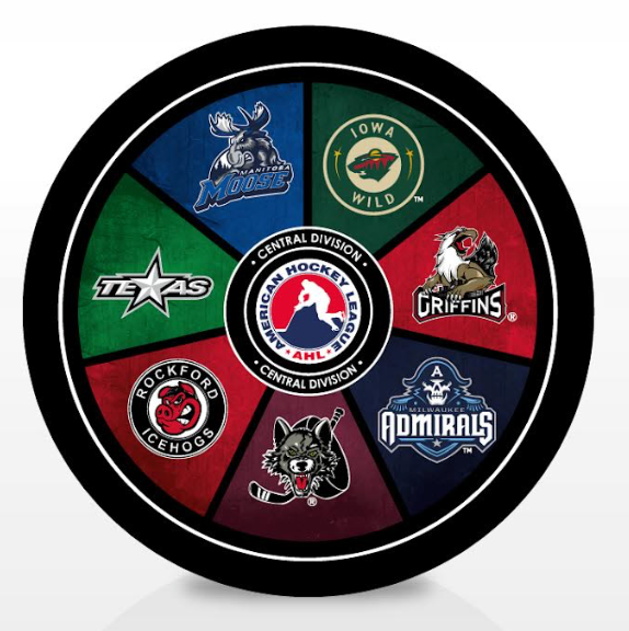 2024-25 AHL Central Division Souvenir Puck