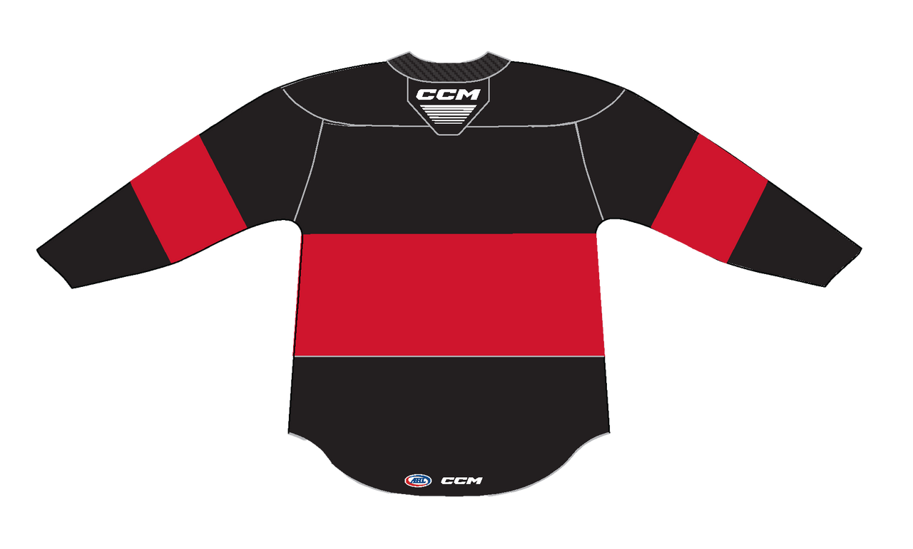 CCM Quicklite Charlotte Checkers Customized Premier Alternate Black Jersey