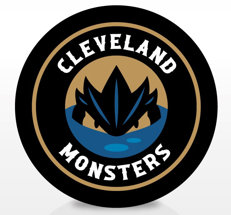 cleveland monsters team shop Cleveland Monsters Official Souvenir Puck