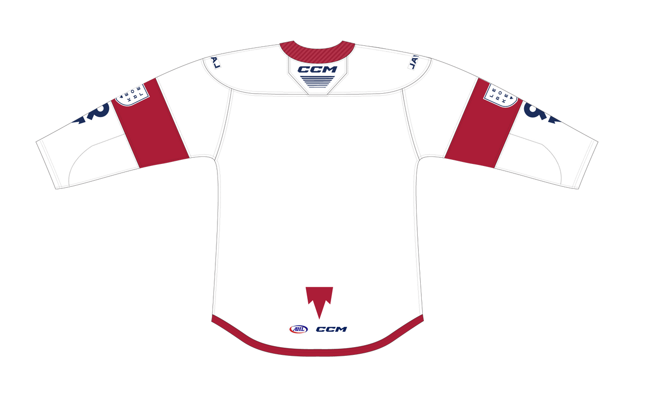 CCM Quicklite Laval Rocket Adult Premier White Jersey (25-26)