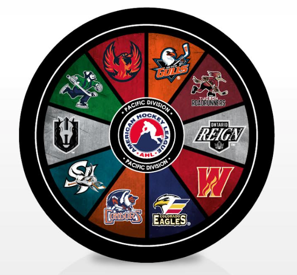 2024-25 AHL Pacific Division Souvenir Puck