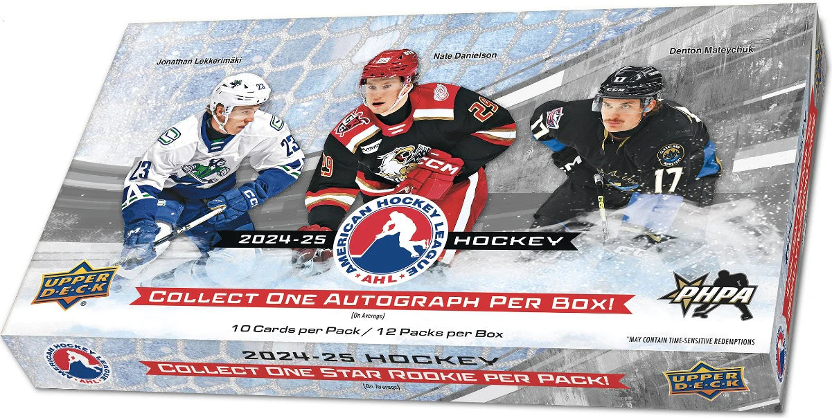 2024-25 Upper Deck AHL Hockey Trading Cards Hobby Box