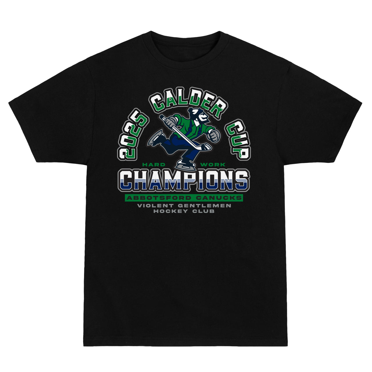 Violent Gentlemen Abbotsford Canucks 2025 Calder Cup Champions Adult T-Shirt