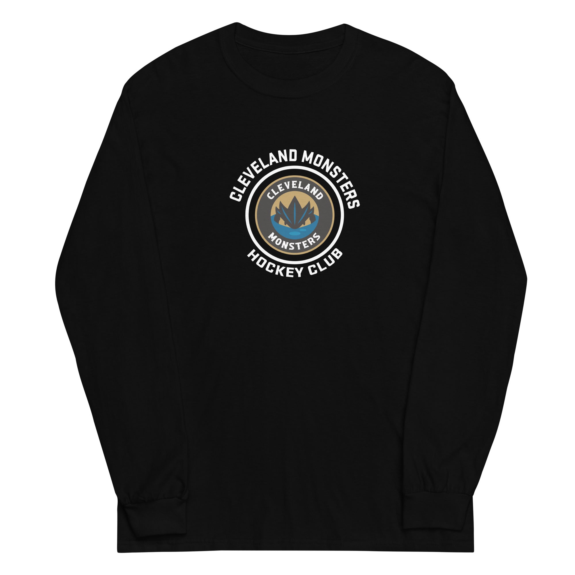 cleveland monsters shop Cleveland Monsters Adult Faceoff Long Sleeve Shirt