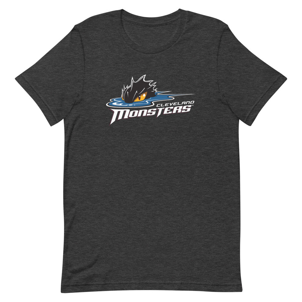 Cleveland Monsters Adult Primary Logo Premium Short-Sleeve T-Shirt (Sidewalk Sale, Dark Heather, XS)