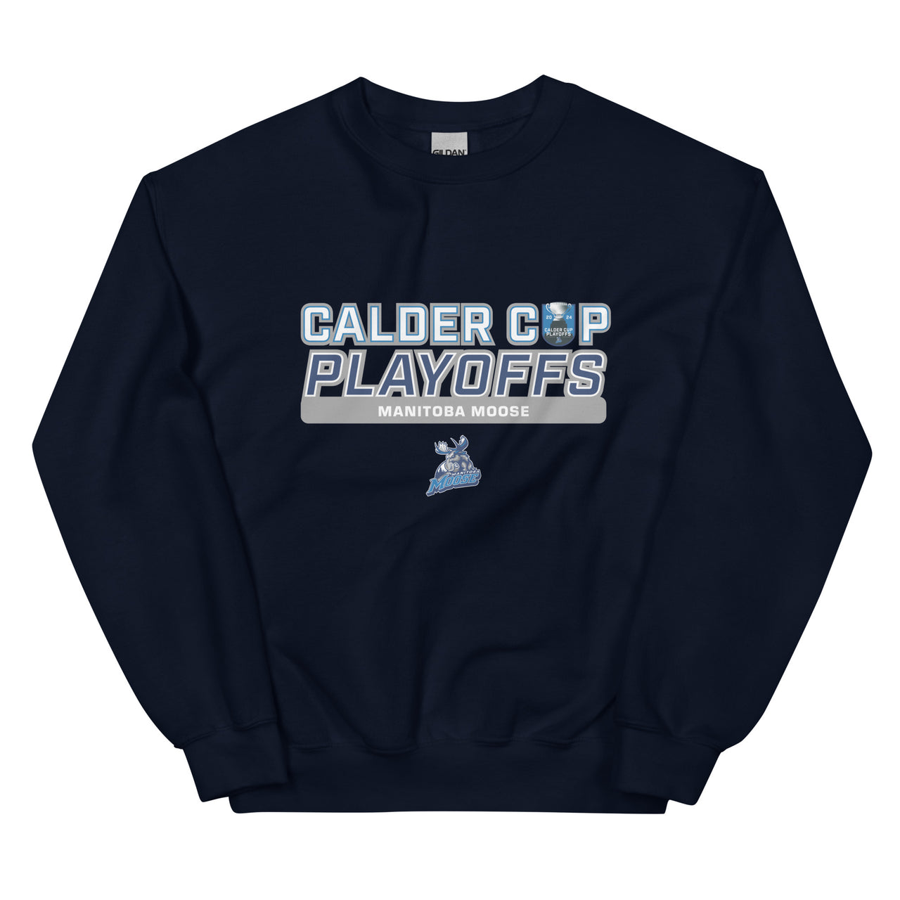 Manitoba Moose 2024 Calder Cup Playoffs Adult Crewneck Sweatshirt