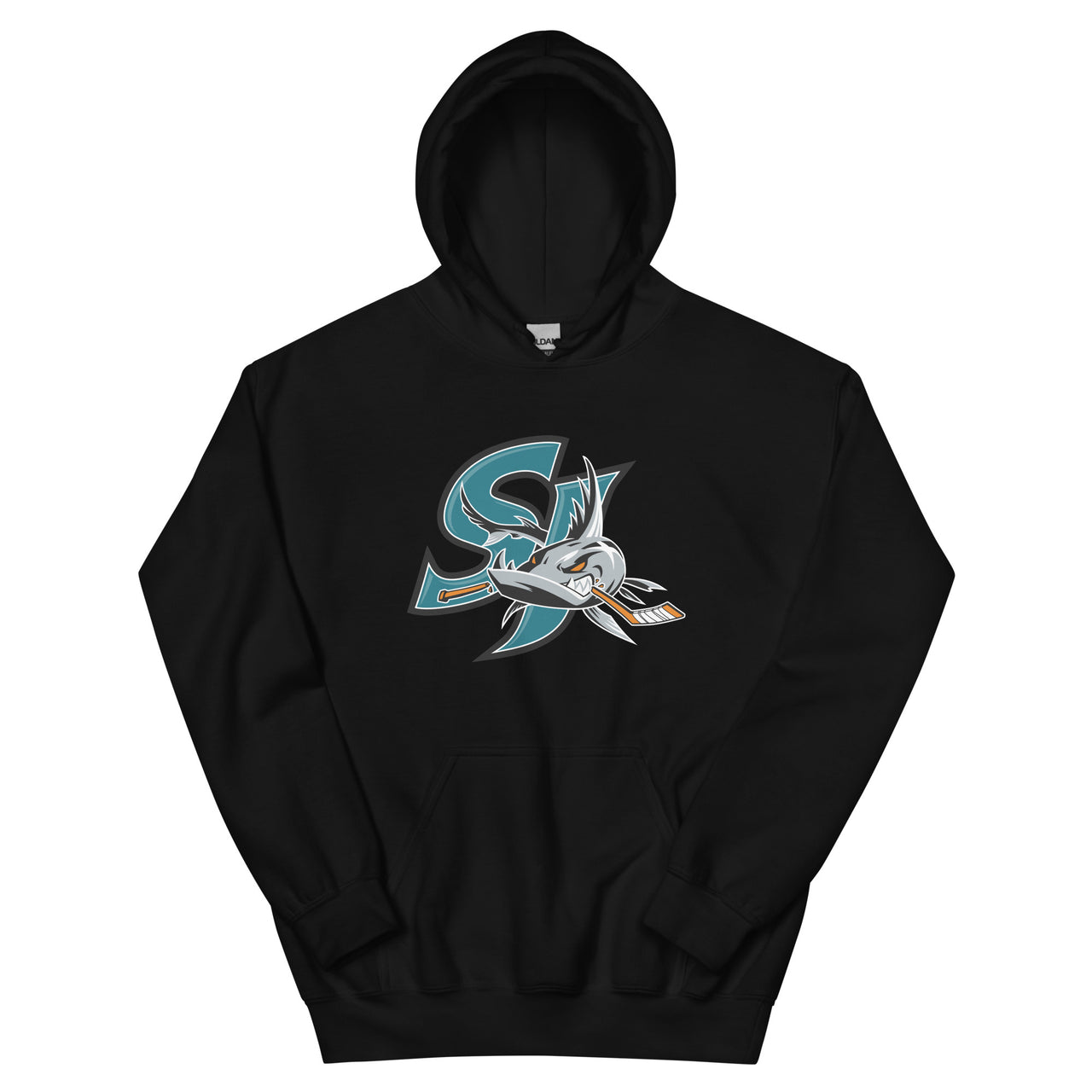 San Jose Barracuda Primary Logo Adult Pullover Hoodie