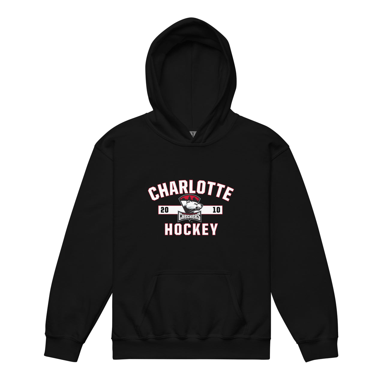 Charlotte Checkers Established Logo Youth Pullover Hoodie