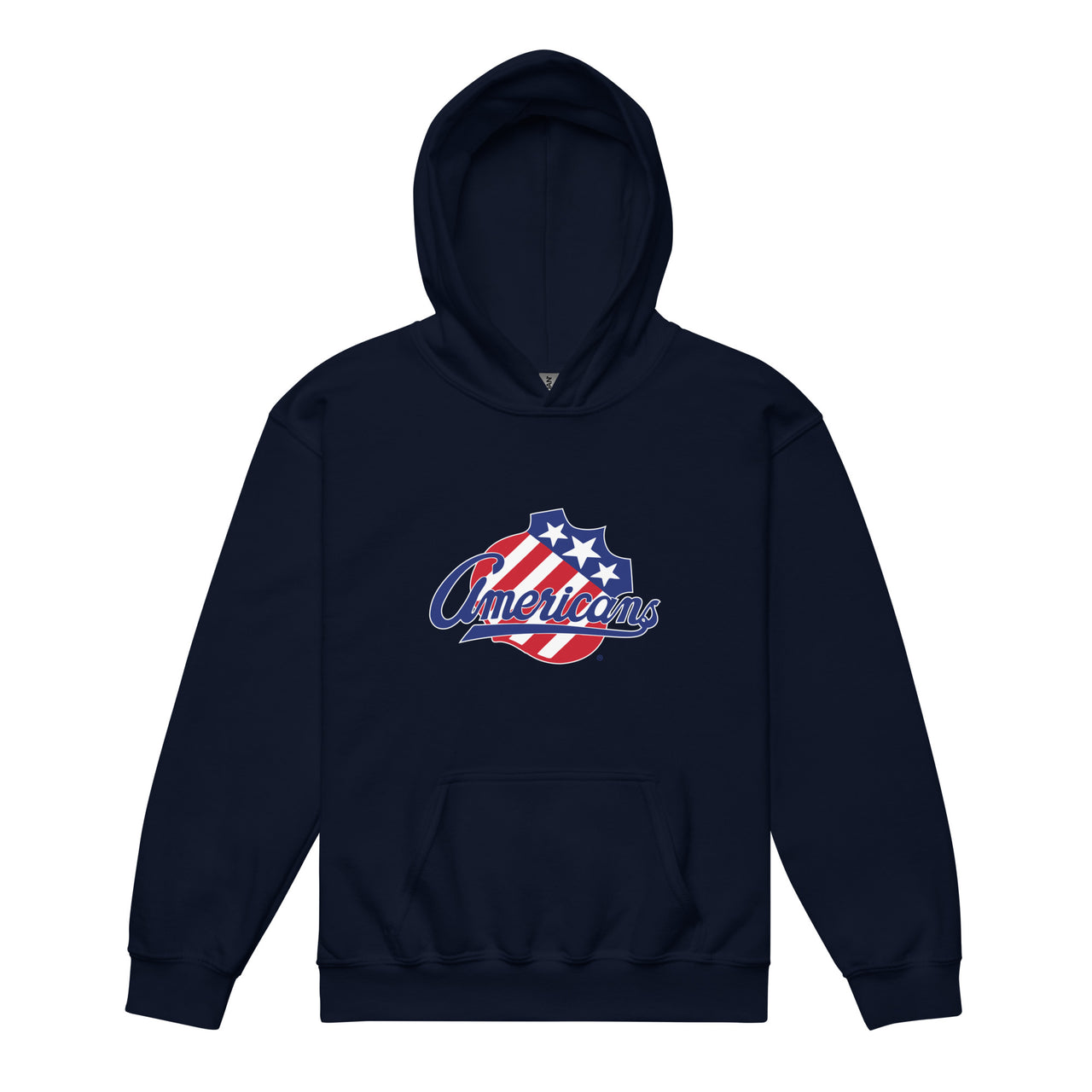 Rochester Americans Primary Logo Youth Pullover Hoodie