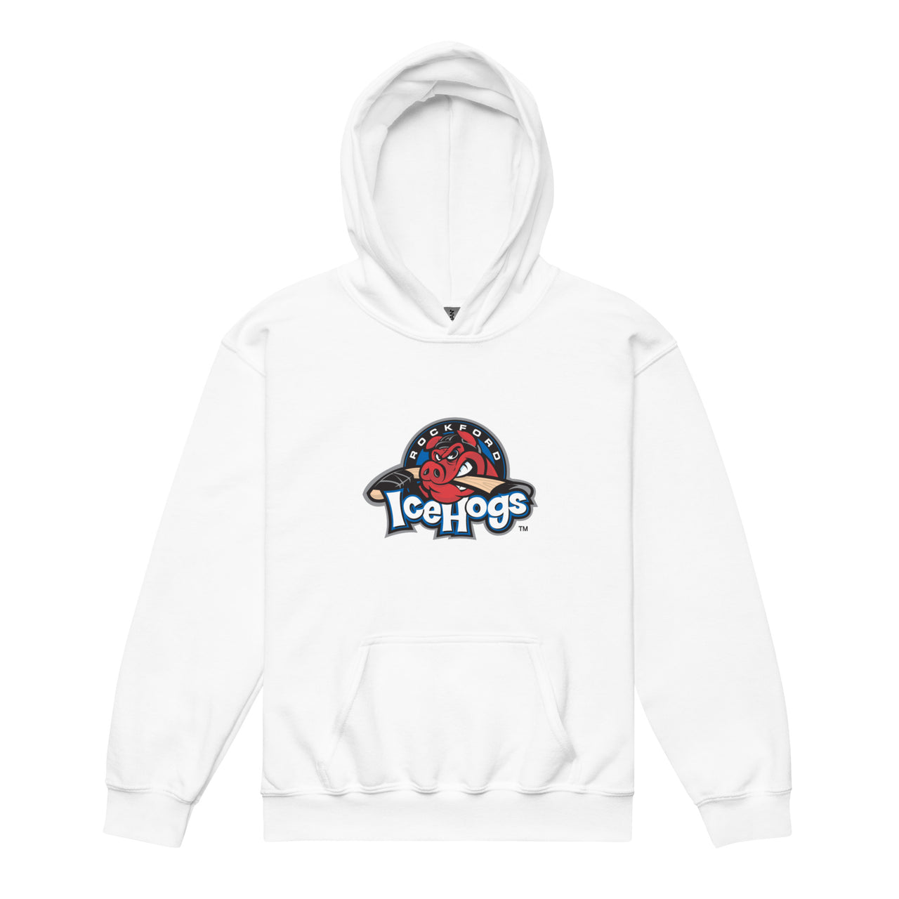 Rockford IceHogs Youth Primary Logo Pullover Hoodie
