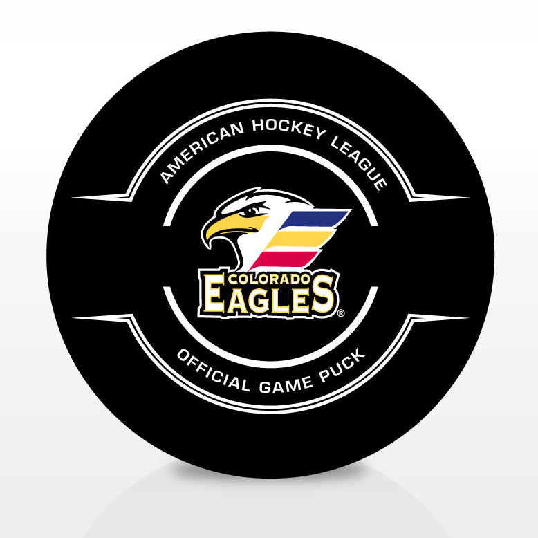 Colorado Eagles Official Center Ice Game Puck