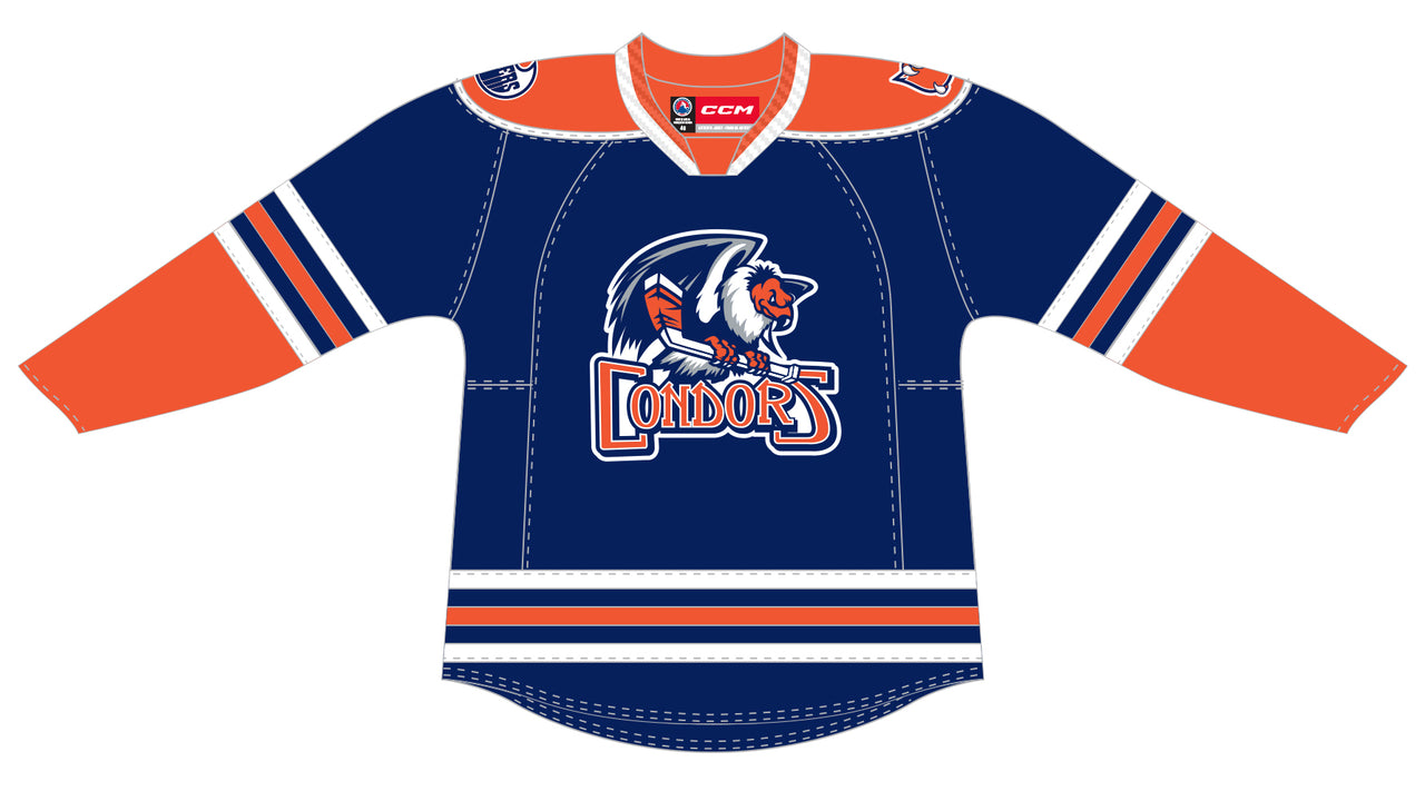 CCM Quicklite Bakersfield Condors Customized Premier Blue Jersey