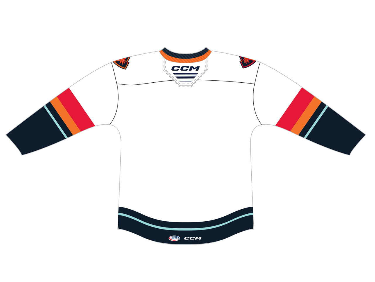 CCM Quicklite Coachella Valley Firebirds Premier White Jersey