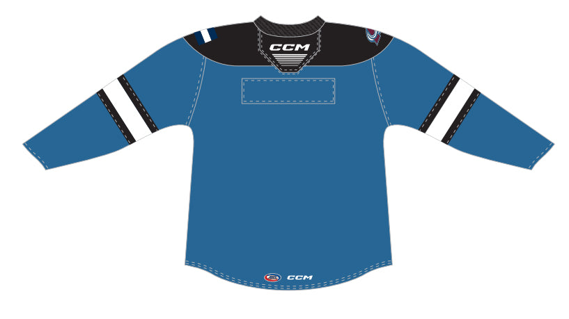 CCM Quicklite Colorado Eagles Customized Premier Sky Blue Jersey