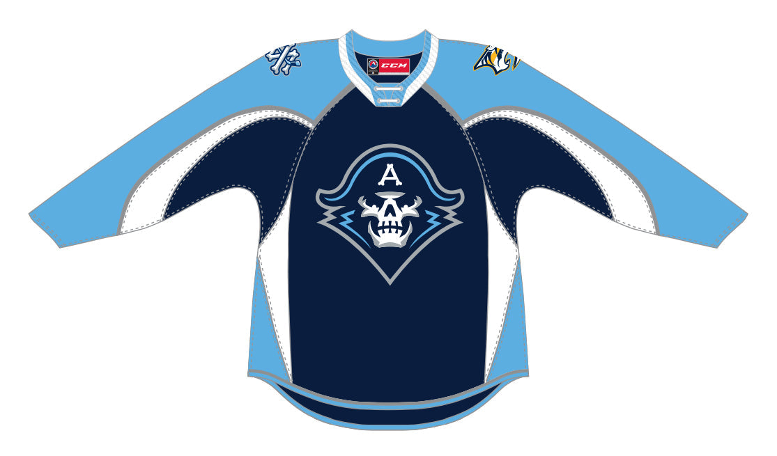 CCM Quicklite Milwaukee Admirals Premier Navy Jersey - Youth