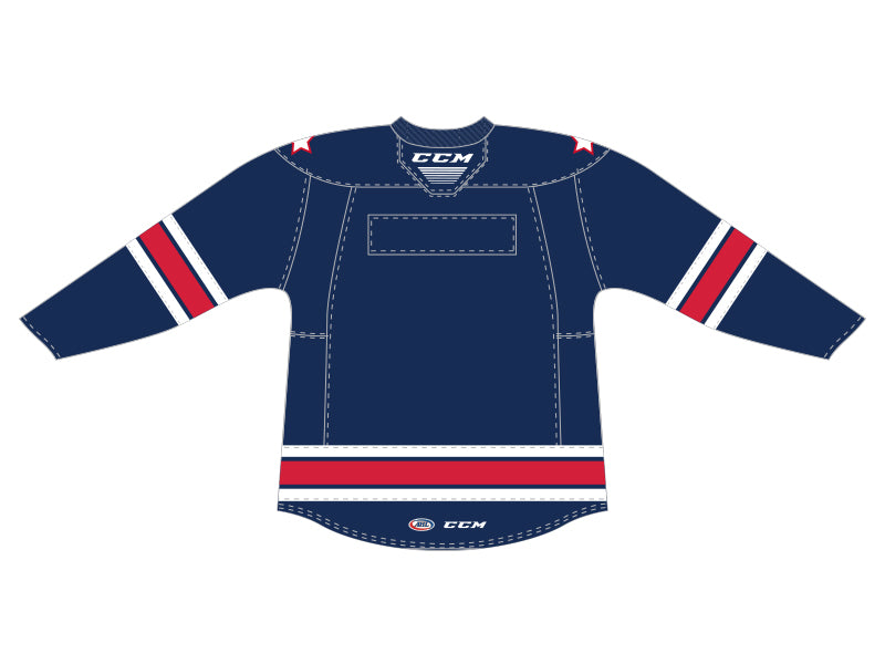 CCM Quicklite Rochester Americans Customized Premier Blue Jersey