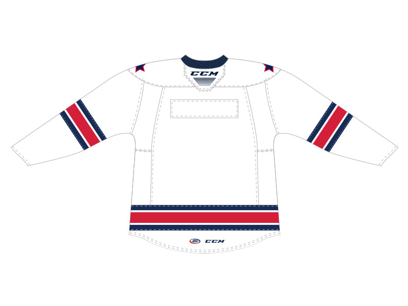 CCM Quicklite Rochester Americans Customized Premier White Jersey