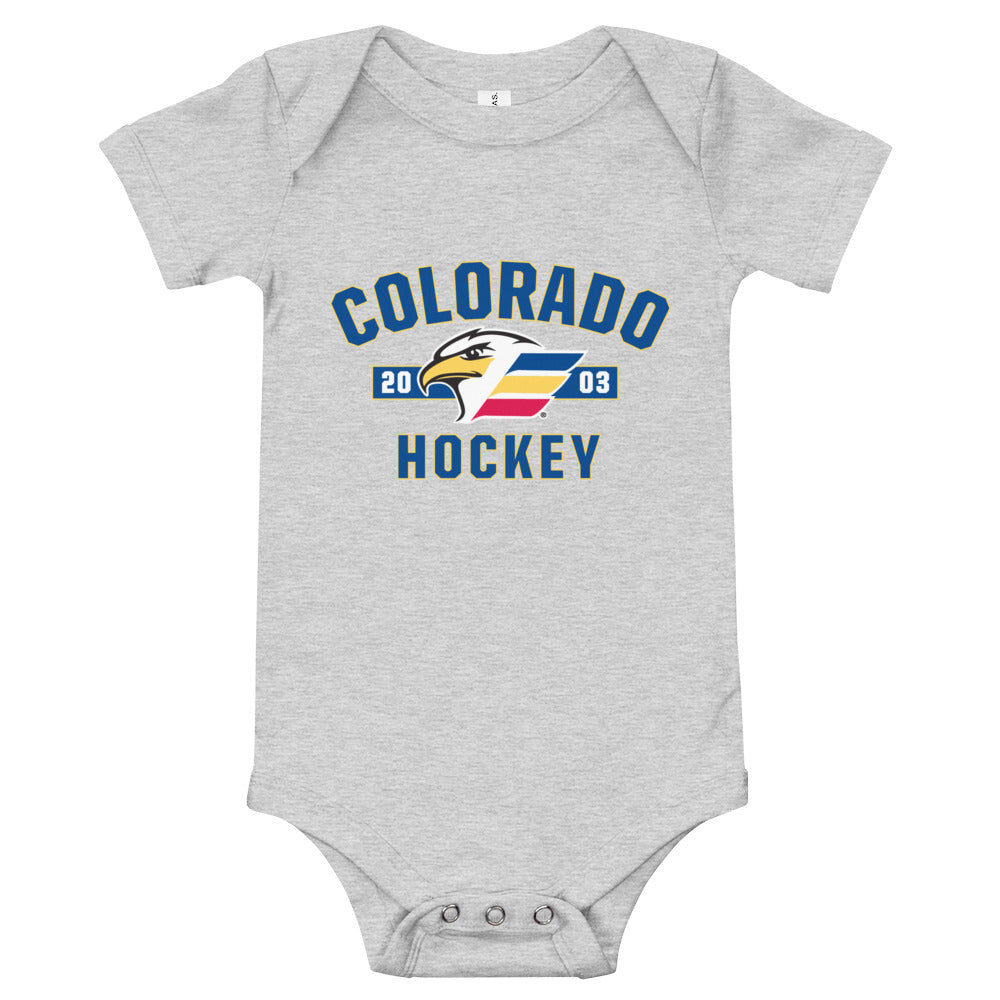 Colorado Eagles Established Logo Baby Onesie