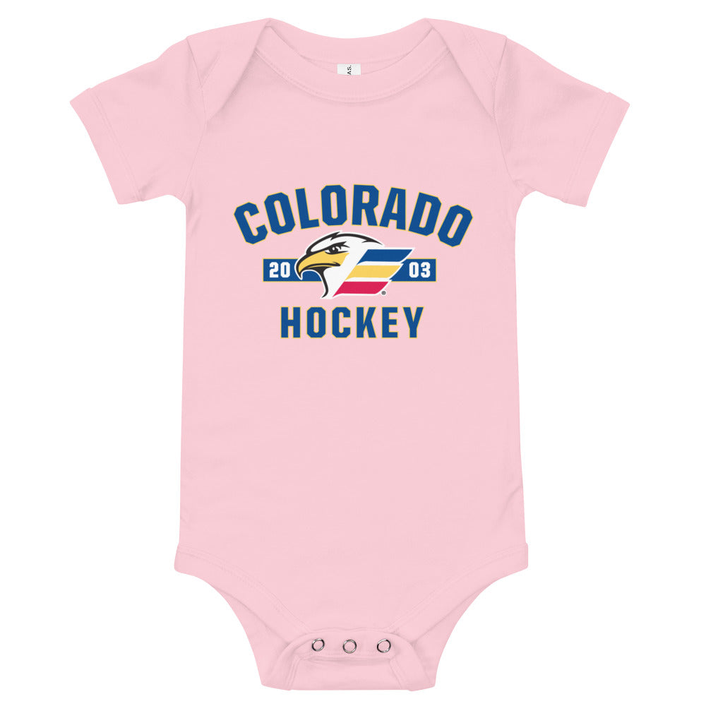 Colorado Eagles Established Logo Baby Onesie