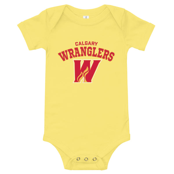 Calgary Wranglers Arch Baby Onesie