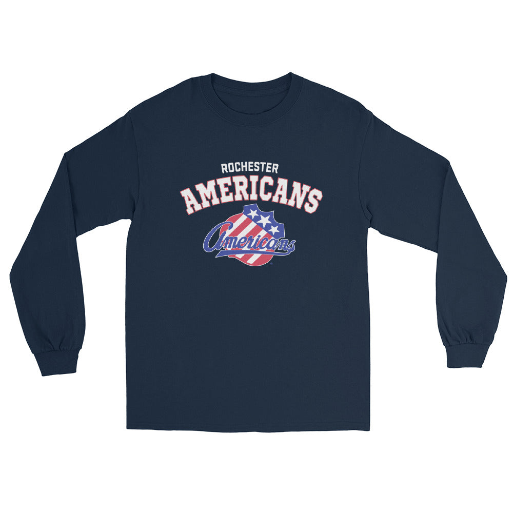Rochester Americans Adult Arch Long Sleeve Shirt