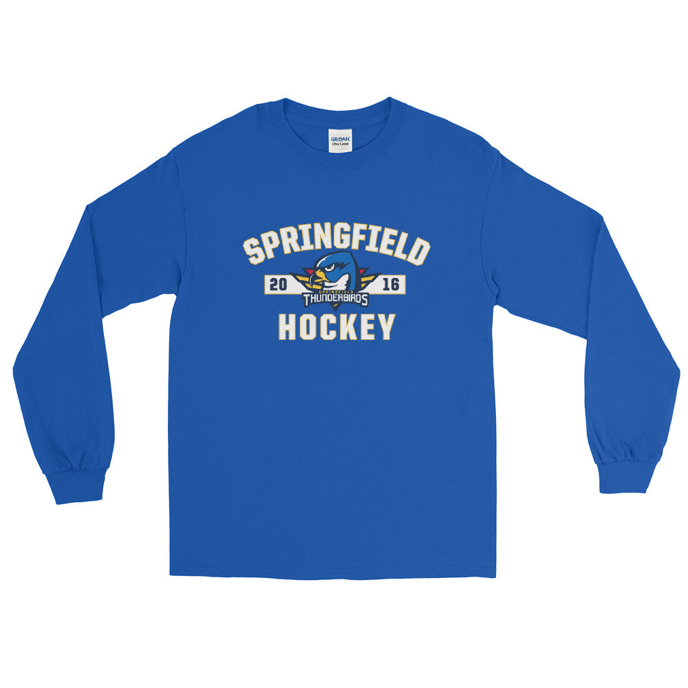 Springfield Thunderbirds Adult Established Logo Long Sleeve Shirt