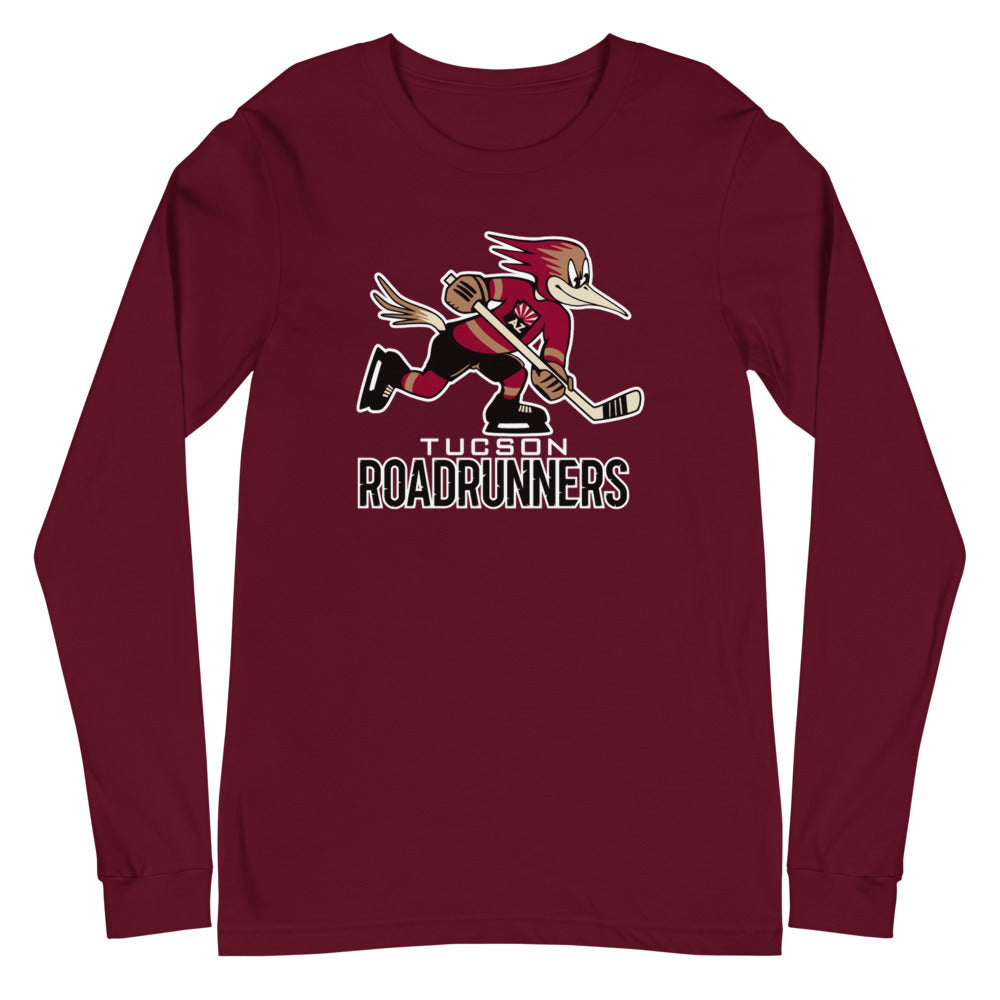 Tucson Roadrunners Adult Primary Logo Long Sleeve Shirt