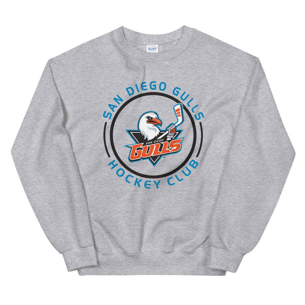San Diego Gulls Adult Faceoff Crewneck Sweatshirt