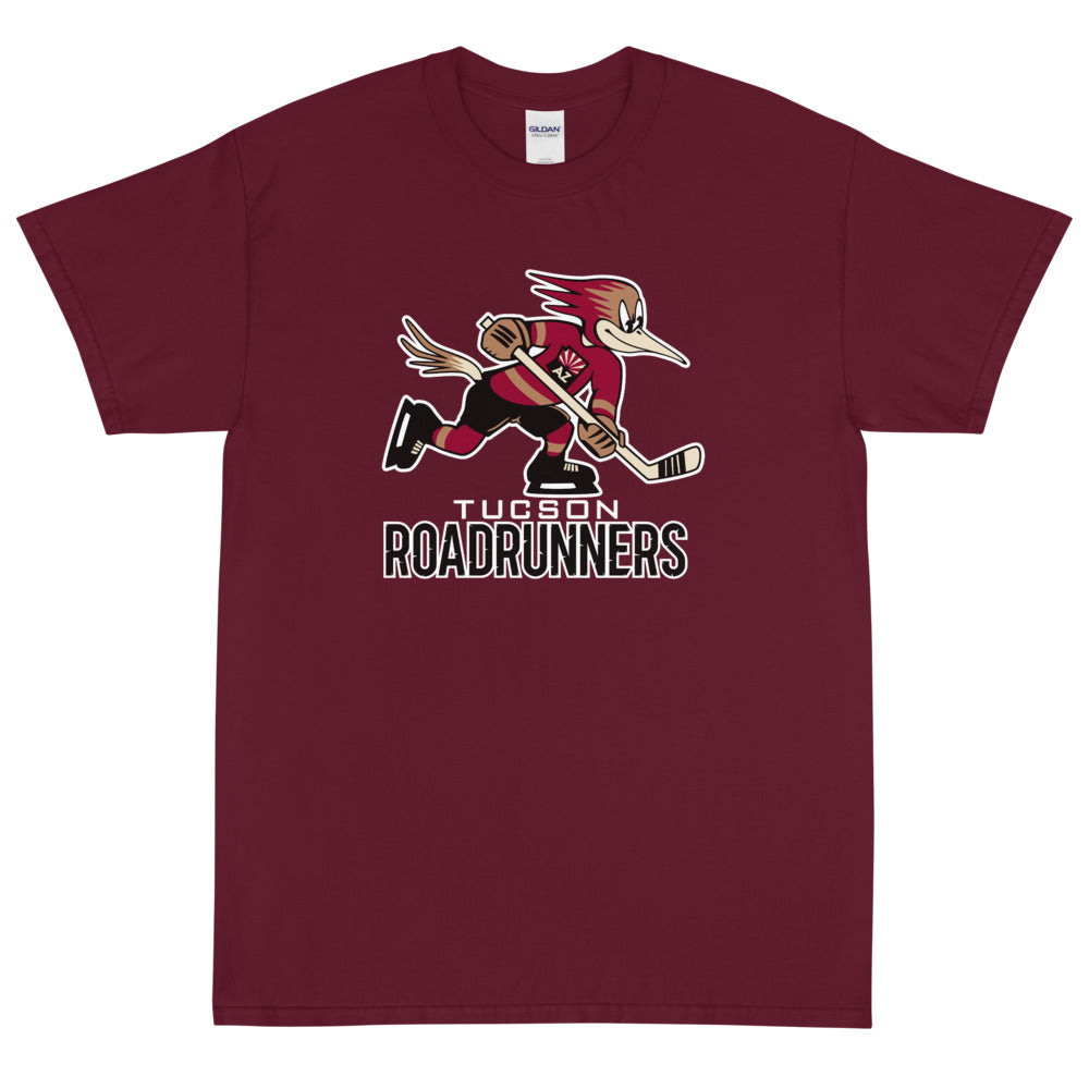 Tucson Roadrunners Primary Logo Adult Short Sleeve T-Shirt
