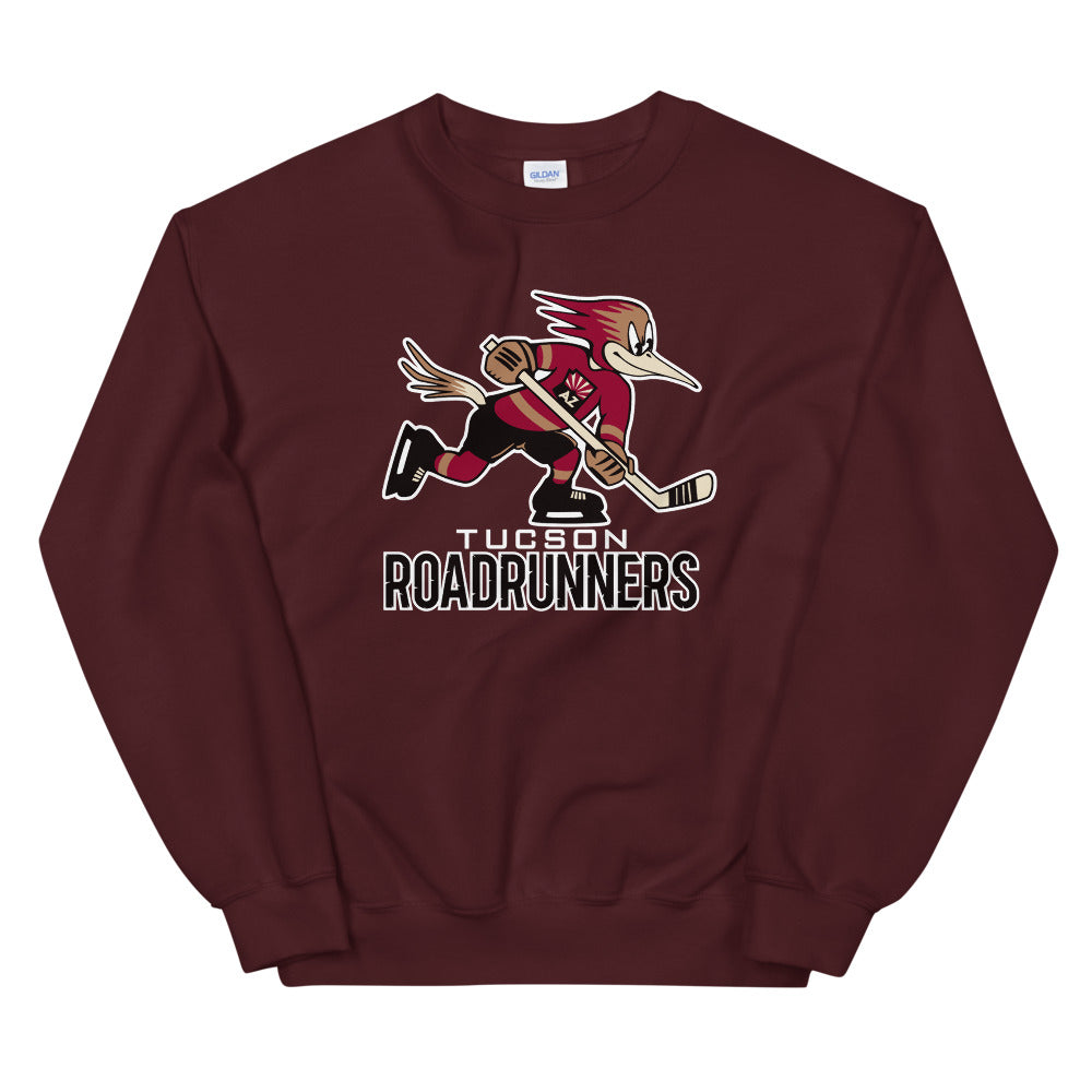 Tucson Roadrunners Adult Primary Logo Crewneck Sweatshirt