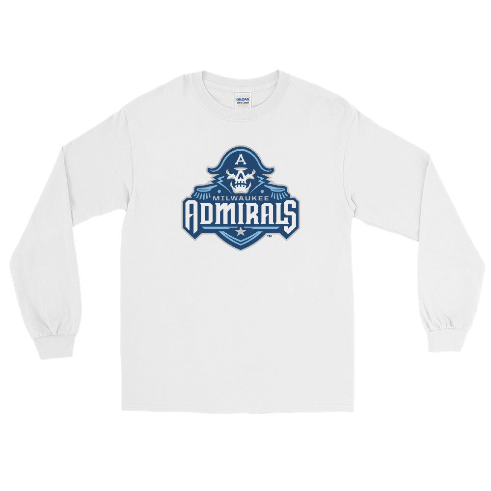 Milwaukee Admirals Adult Primary Logo Long Sleeve Shirt