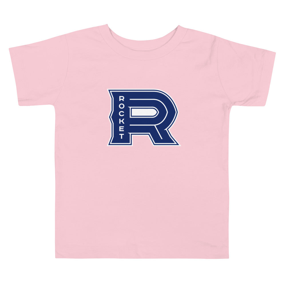 Laval Rocket Primary Logo Toddler Short Sleeve T-Shirt