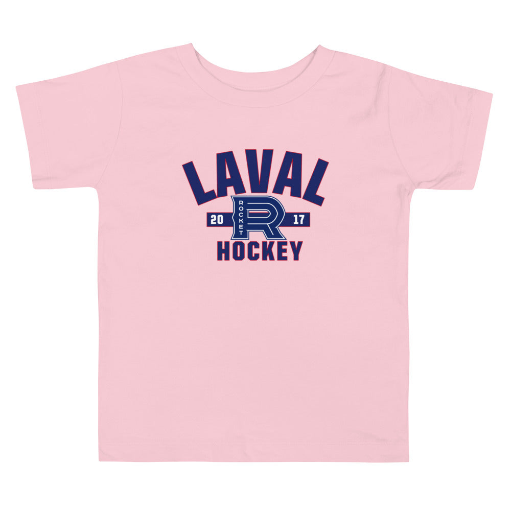 Laval Rocket Established Logo Toddler Short Sleeve T-Shirt