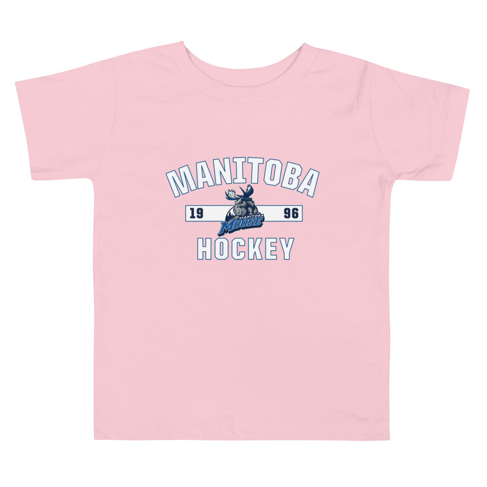 Manitoba Moose Established Logo Toddler Short Sleeve T-Shirt