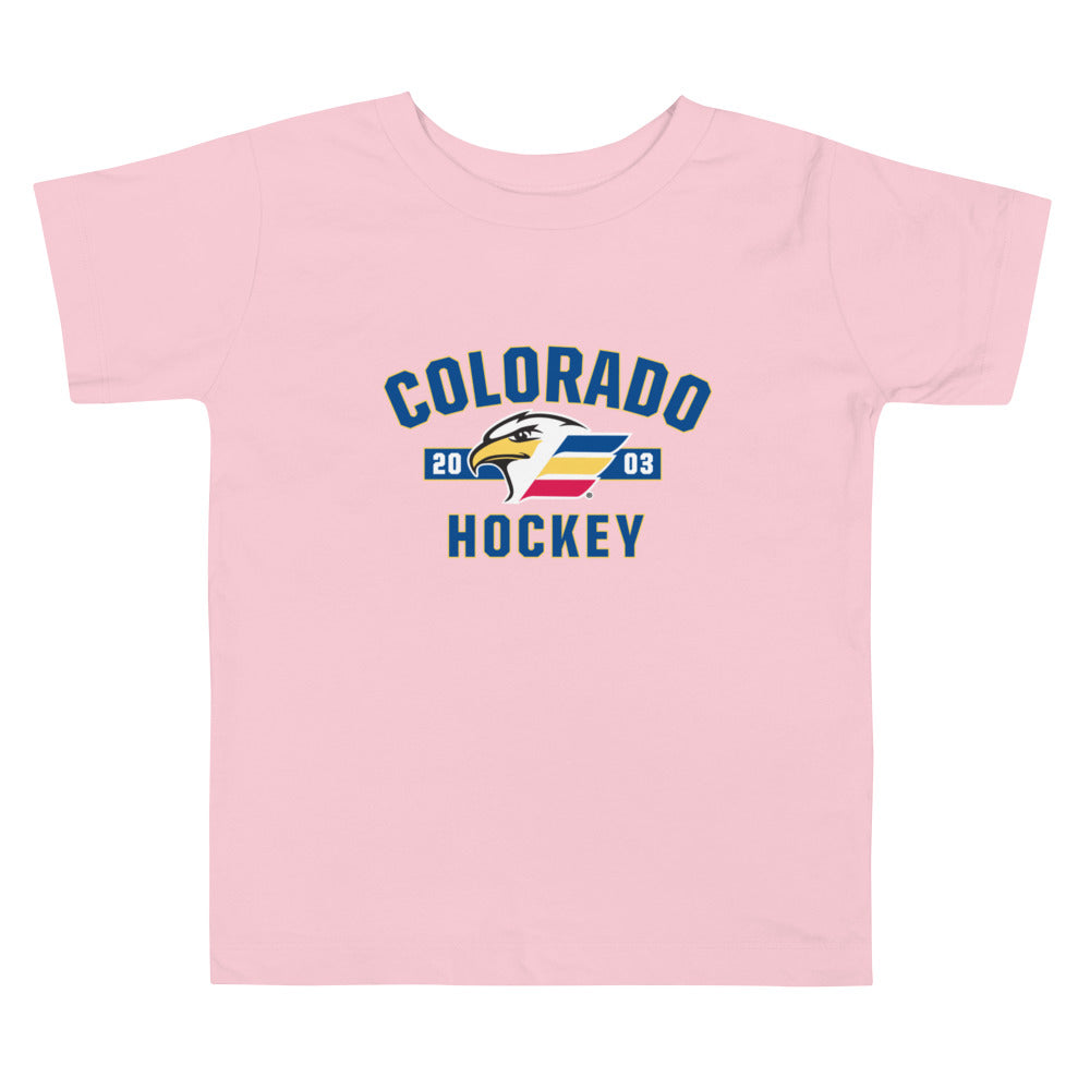 Colorado Eagles Established Logo Toddler Short Sleeve T-Shirt