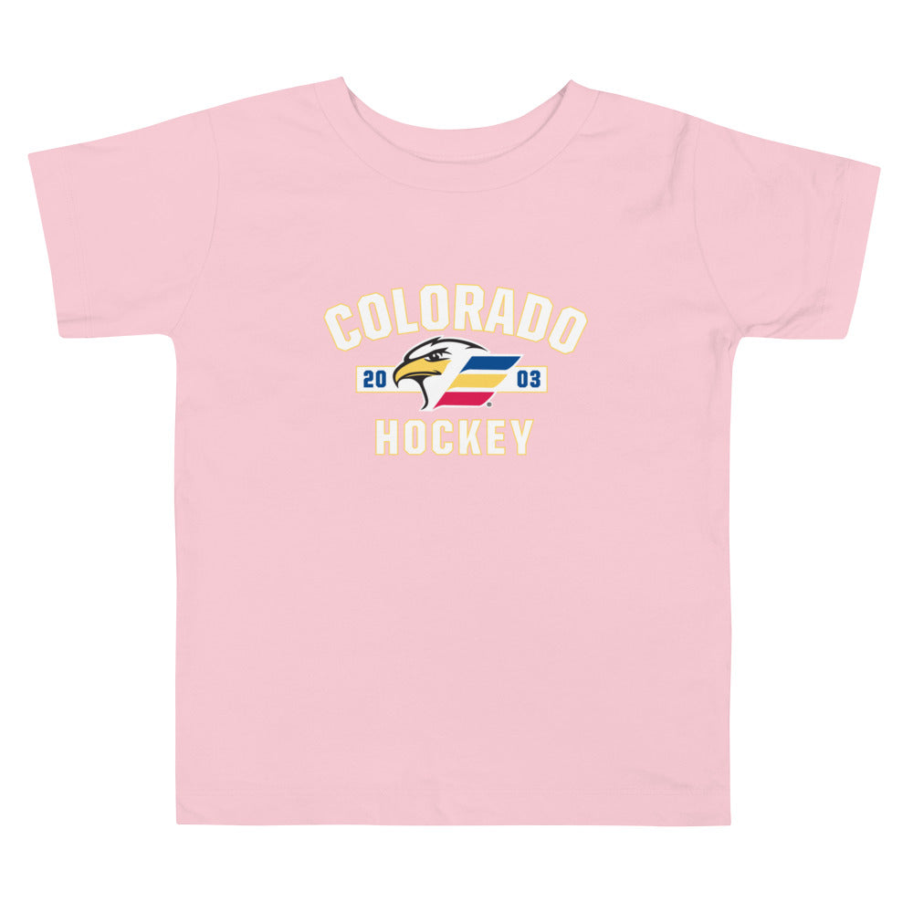 Colorado Eagles Established Logo Toddler Short Sleeve T-Shirt