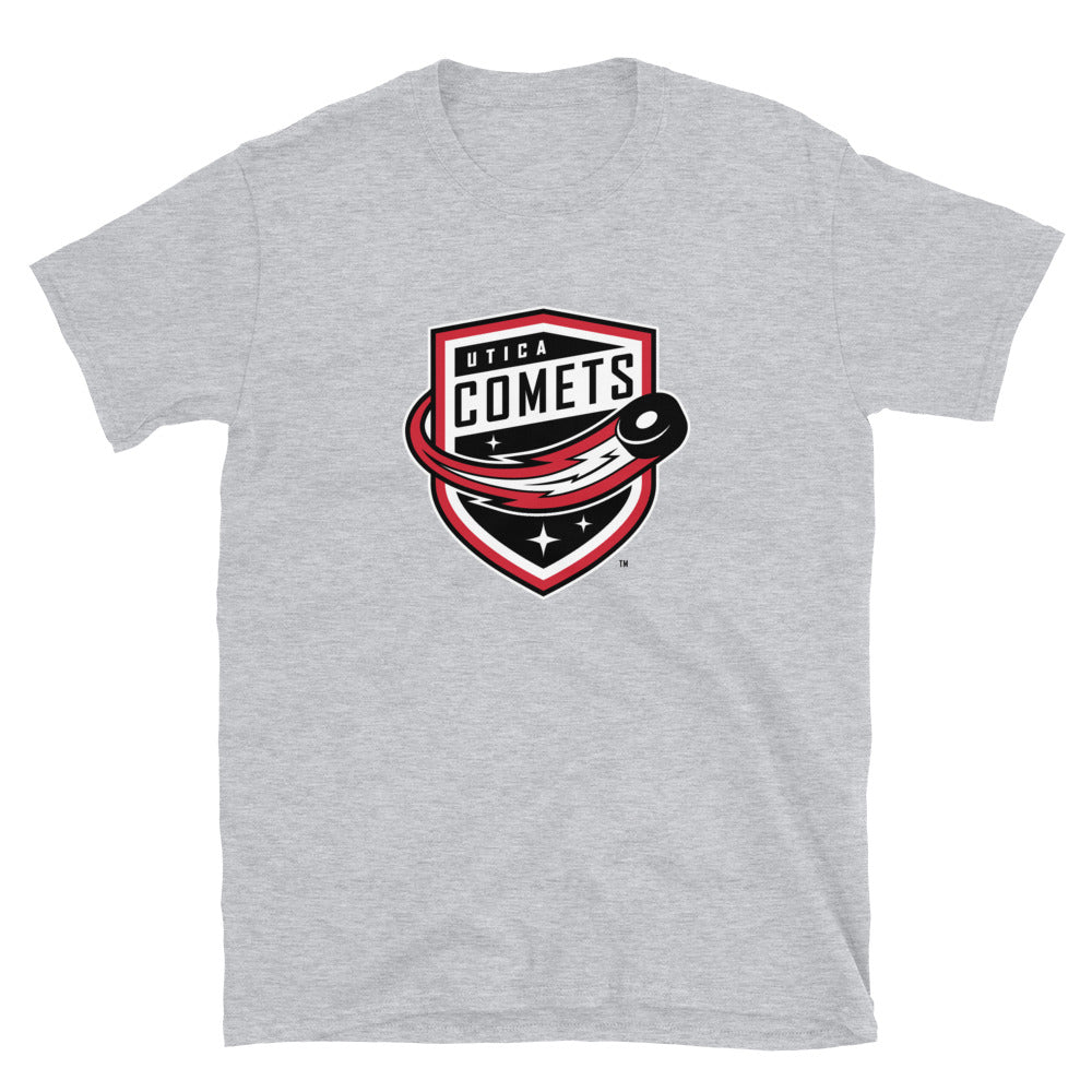 Utica Comets Adult Primary Logo Short-Sleeve T-Shirt