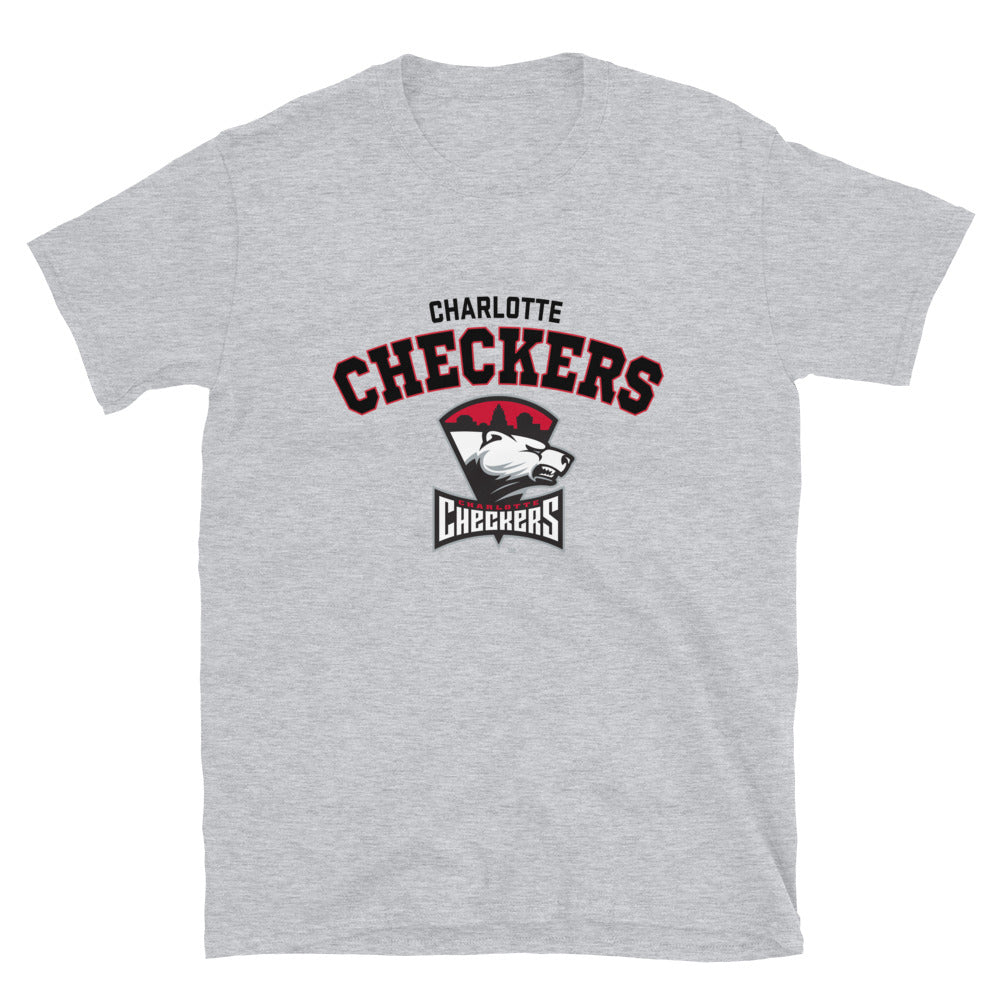 Charlotte Checkers Adult Arch Short-Sleeve T-Shirt
