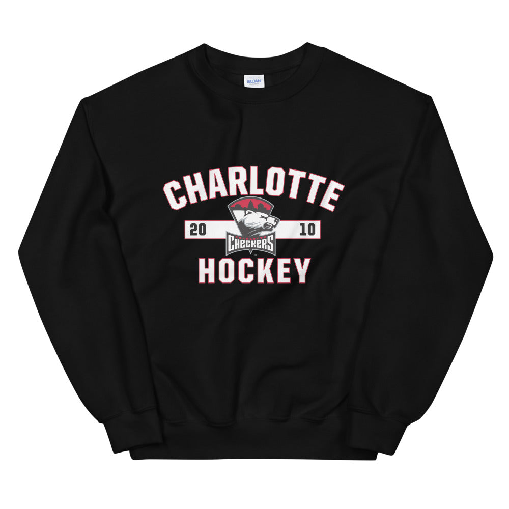 Charlotte Checkers Adult Established Logo Crewneck Sweatshirt