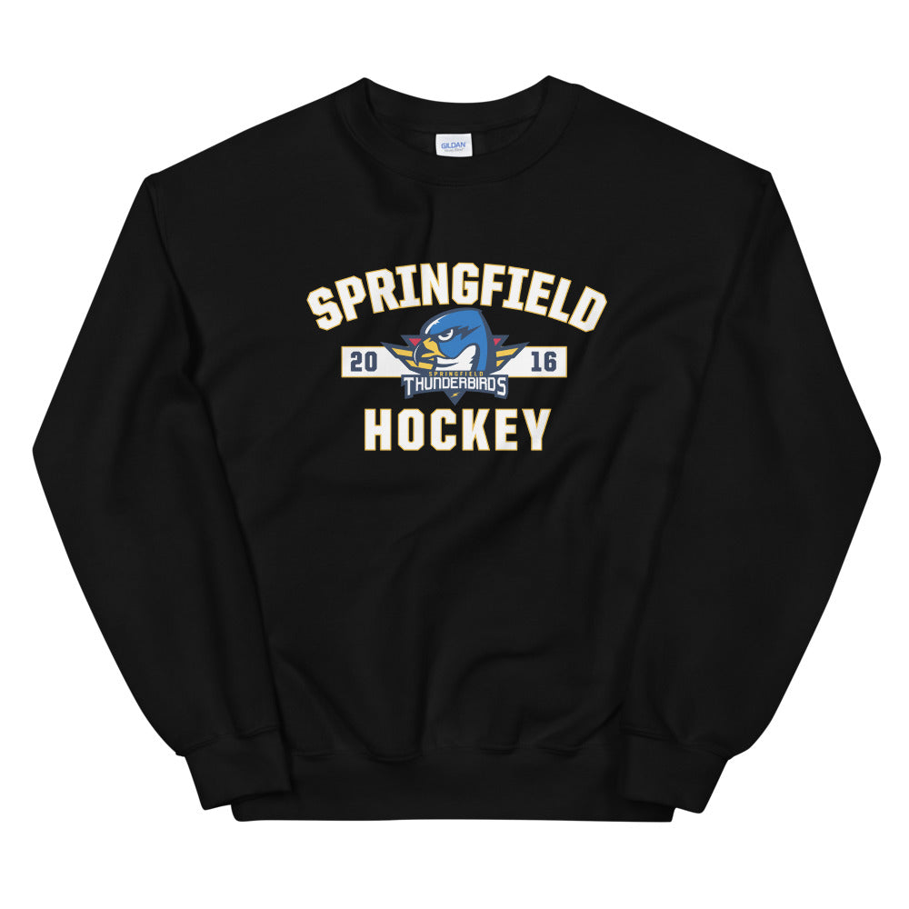 Springfield Thunderbirds Adult Established Logo Crewneck Sweatshirt