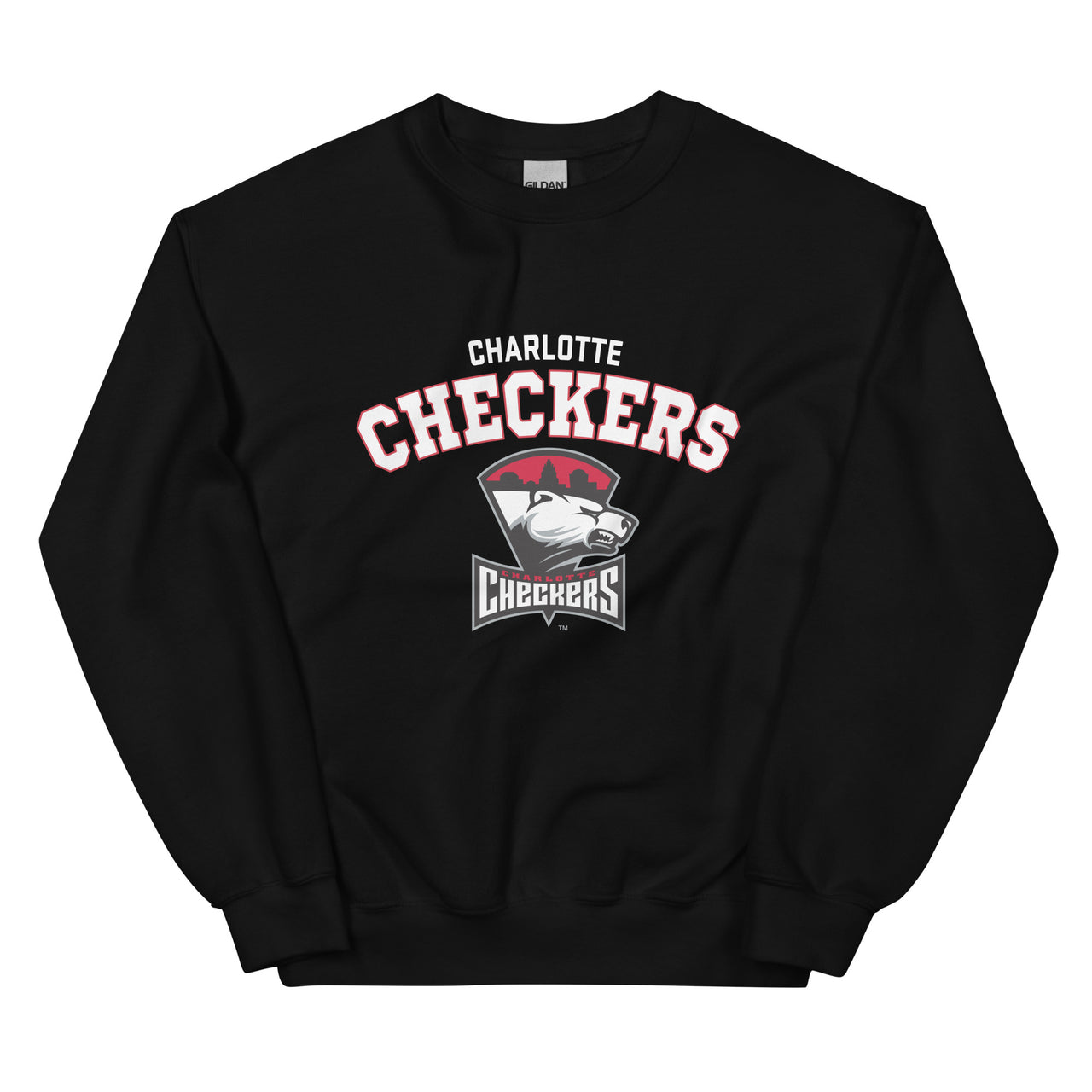 Charlotte Checkers Adult Arch Crewneck Sweatshirt