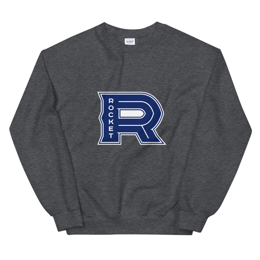 Laval Rocket Adult Primary Logo Crewneck Sweatshirt