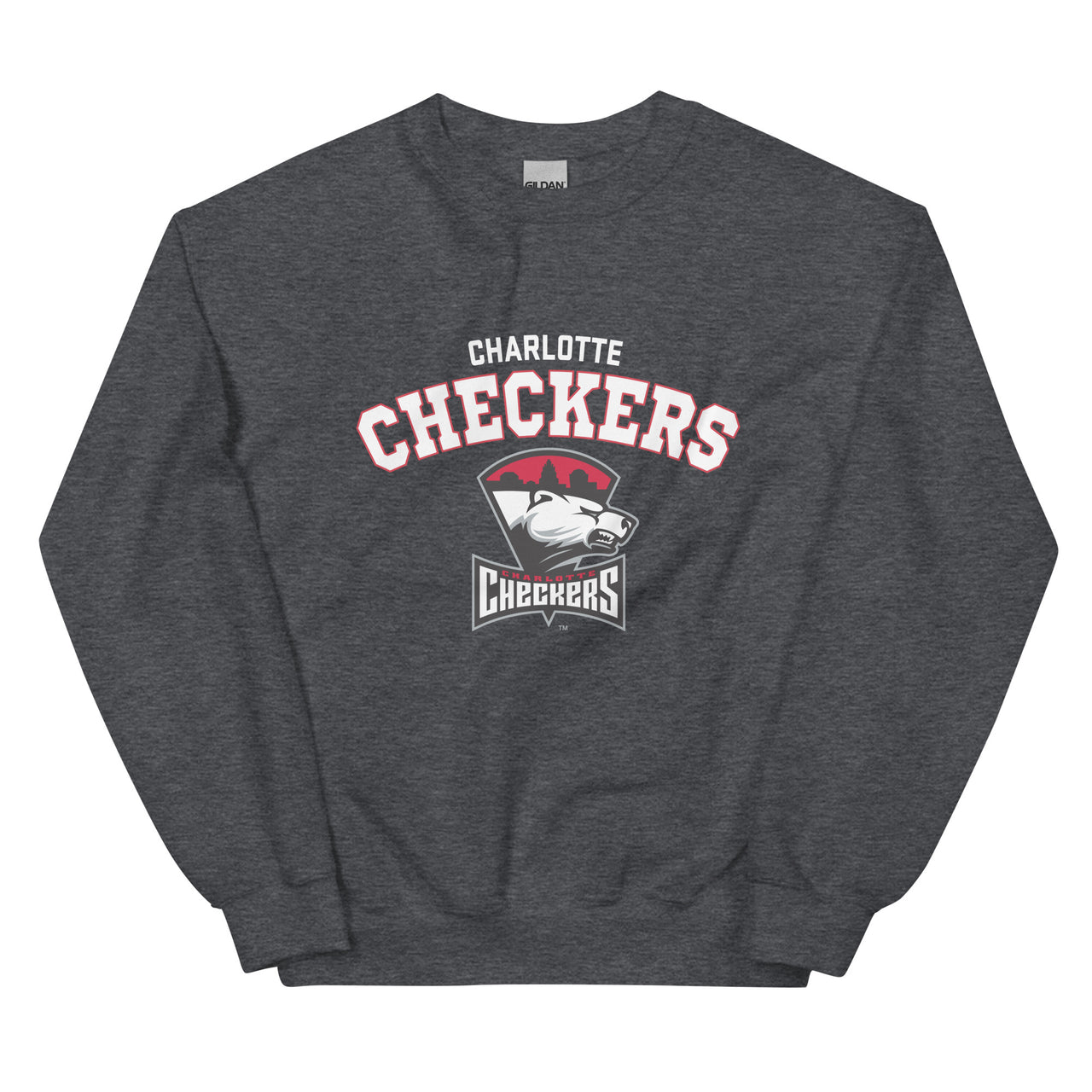 Charlotte Checkers Adult Arch Crewneck Sweatshirt