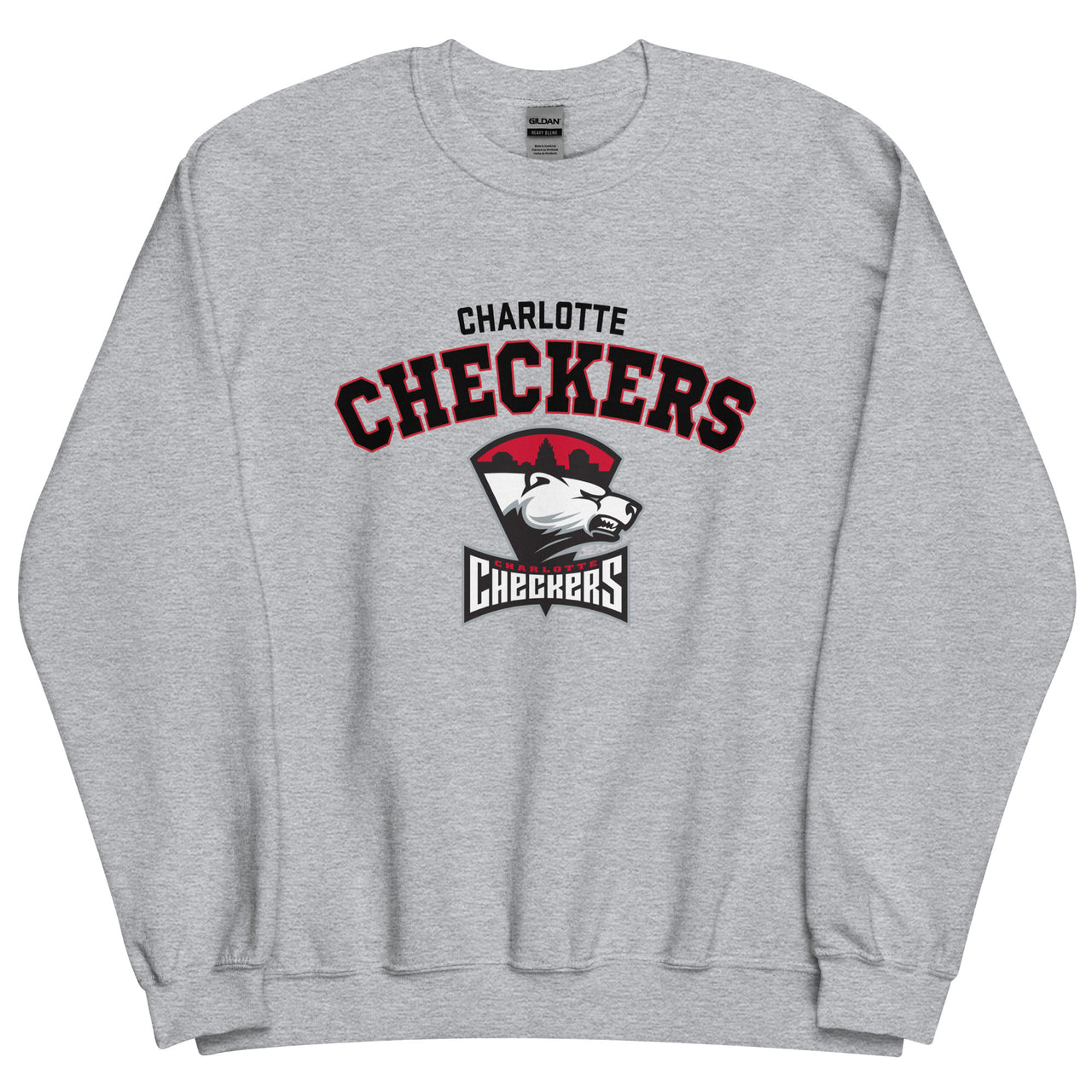 Charlotte Checkers Adult Arch Crewneck Sweatshirt